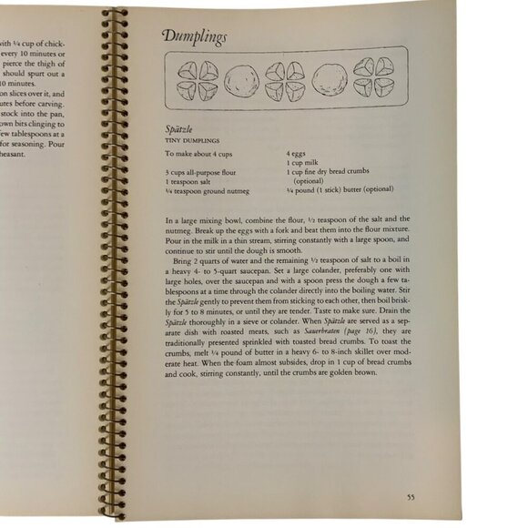 Time Life Foods of the World The Cooking Of Germany Spiral-Bound Cookbook 1969 - Picture 6 of 10